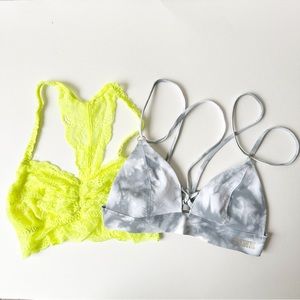 PINK VICTORIAS SECRET bralette bundle
